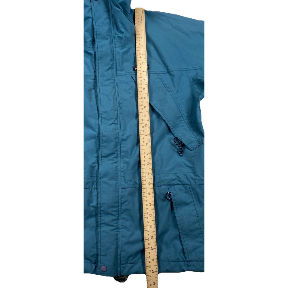 Patagonia‎ Unisex Storm Jacket Hooded Size XS Teal Full Zip Vintage - Picture 3 of 9